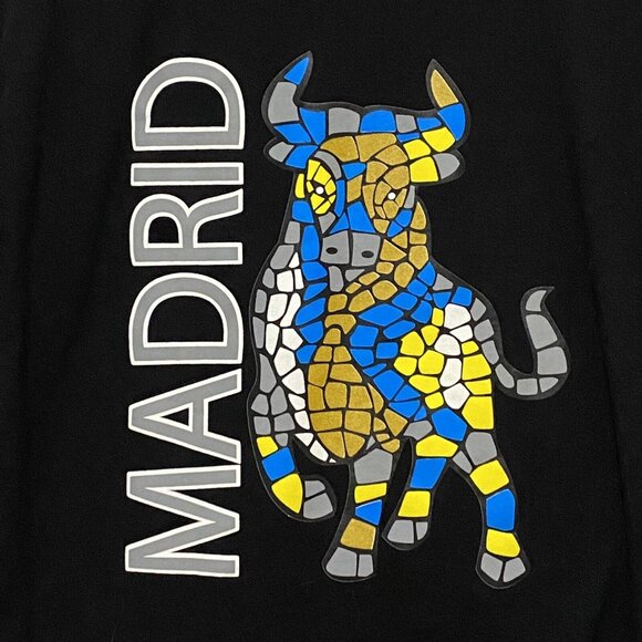 Kostablanca Madrid Mosaic Bull T-Shirt XL Black - Picture 1 of 4